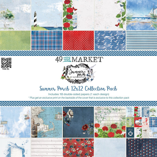 49 AND MARKET SUMMER PORCH 12X12 PAPER PACK - SP-27549