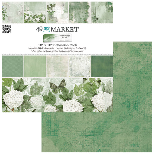 49 AND MARKET COLOR SWATCH WILLOW 12X12 PACK - WCS27891