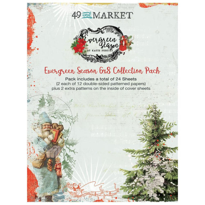 49 AND MARKET EVERGREEN SEASON 6X8 PACK COLLECTION -ES-28270