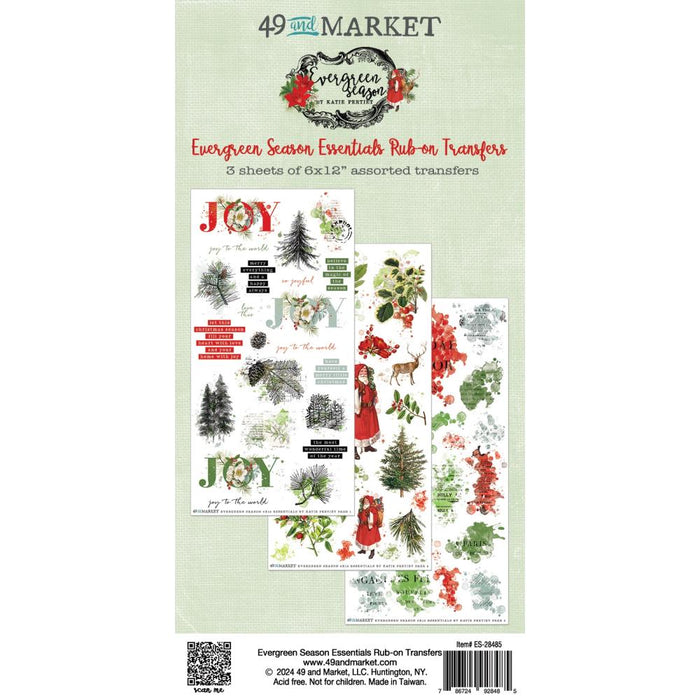 49 AND MARKET EVERGREEN SEASON ESSENTIALS RUB-ON -ES-28485