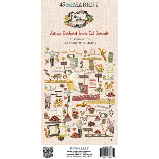 49 AND MARKET VINTAGE ORCHARD COLLECTION ELEMENTS LASER CUT -VO-28874