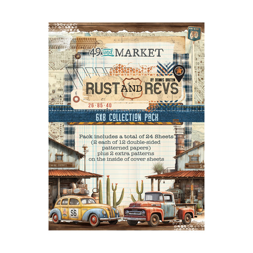 49 AND MARKET RUST AND REVS COLLECTION 6X8 PAPER PACK -RAR-28997