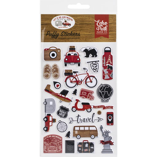 ECHO PARK PUFFY STICKERS LET'S GO ANYWHERE - LGA242066