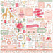 ECHO PARK BABY GIRL 12 X12 ELEMENTS STICKERS - WBG233014