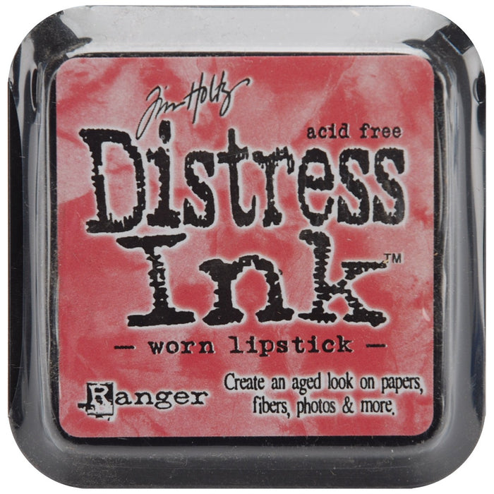 TIM HOLTZ DISTRESS INK STAMP PAD WORN LIPSTICK - DIS21513