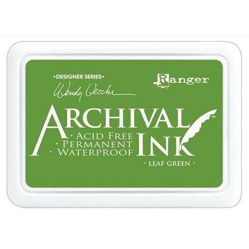 RANGER ARCHIVAL INK PAD LEAF GREEN - AID41436