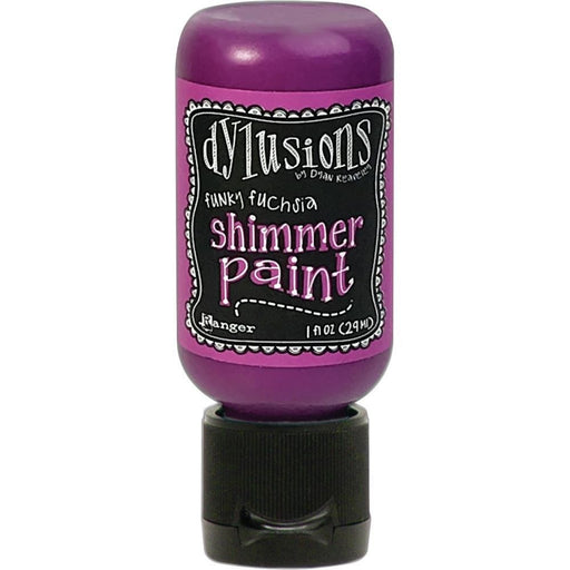 DYLUSIONS MEDIA PAINT 29ML SHIMMER PAINT FUNKY FUCHSIA - DYU74427