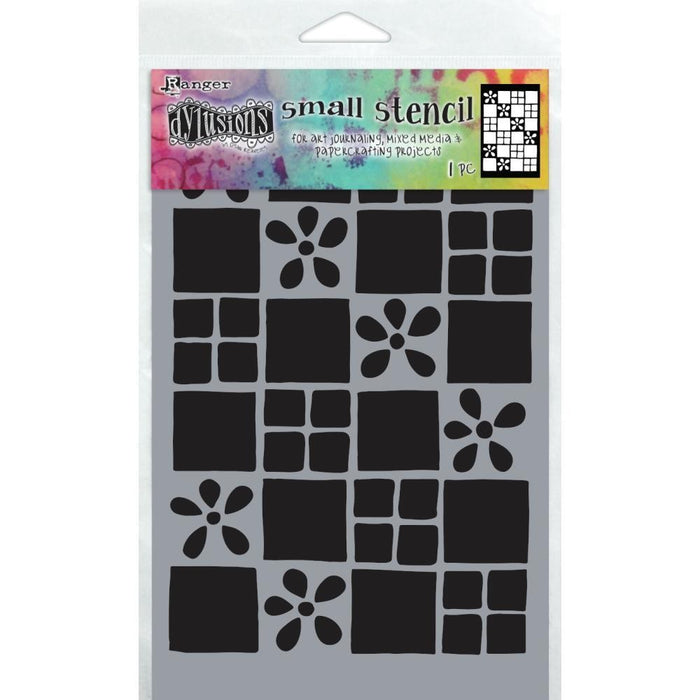 DYLUSIONS STENCIL SMALL SQUARE DANCE - DYS75301