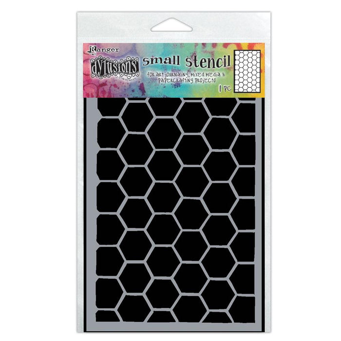 DYLUSIONS STENCIL SMALL HEXICOMB - DYS85171