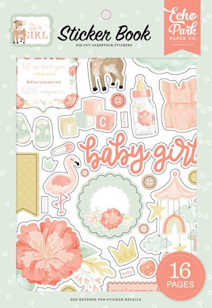 ECHO PARK ITS A GIRL STICKER BOOK - IAG277029