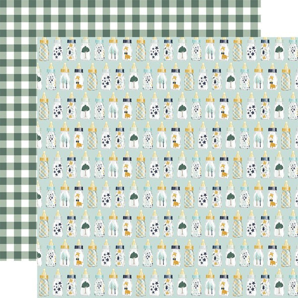ECHO PARK 12X12 ITS A BOY BABY BOTTLE - IAB278006