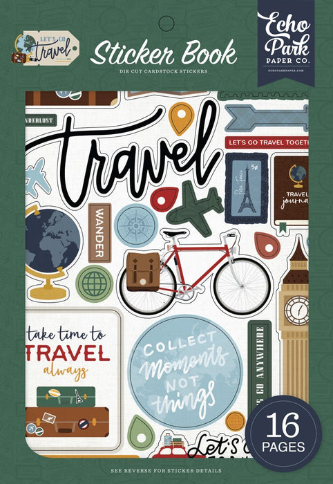 ECHO PARK COLLECTION LETS GO TRAVEL STICKER BOOK - LGT310029