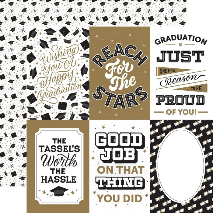 ECHO PARK COLLECTION 12 X 12 GRADUATION PAPER 4 X 6 CARDS - GR298007