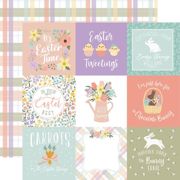 ECHO PARK COLLECTION ITS EASTER TIME 12 X 12 PAPER 4X4 CARD - IET300006