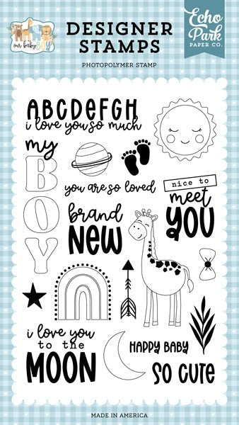 ECHO PARK OUR BABY BOY STAMP MY BOY - OBB302047