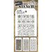 TIM HOLTZ COLLECTION LAYERING MINI STENCIL 51 - THMST051