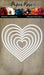 PAPER ROSE DIE  NESTLING HEARTS - 28813
