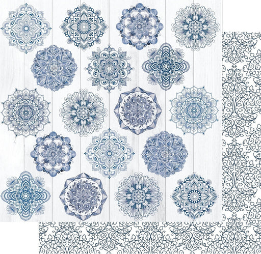 UNIQUELY CREATIVE 12 X 12 PAPER MOODY BLUES PERIWINKLE - UCP2377