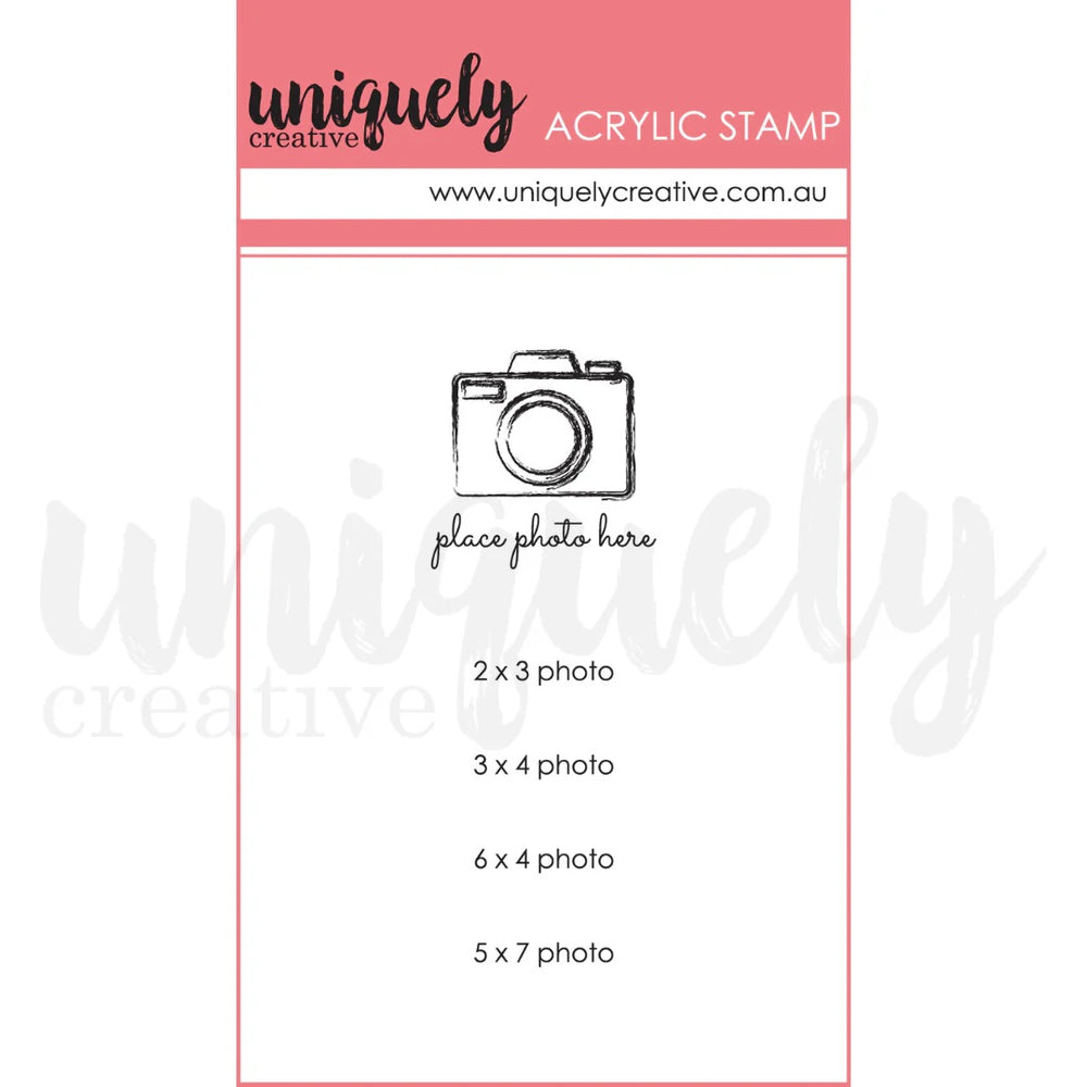 UNIQUELY CREATIVE  STAMP PLACE PHOTO HERE - UC1907
