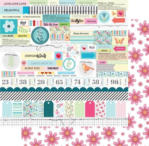 UNIQUELY CREATIVE 12 X 12 PAPER FRESH FOLK MOMENTS LAYER CUT - UCP2204