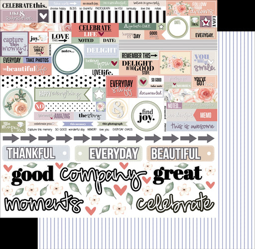 UNIQUELY CREATIVE 12 X 12 PAPER HIGH TEA GOOD COMPANY - UCP2283