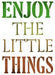 STAMPERIA STENCIL 21CM X 29CM ENJOY LITTLE THINGS - KSG334