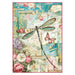 STAMPERIA A4 RICE PAPER WONDERLAND DRAGONFLY - DFSA4309