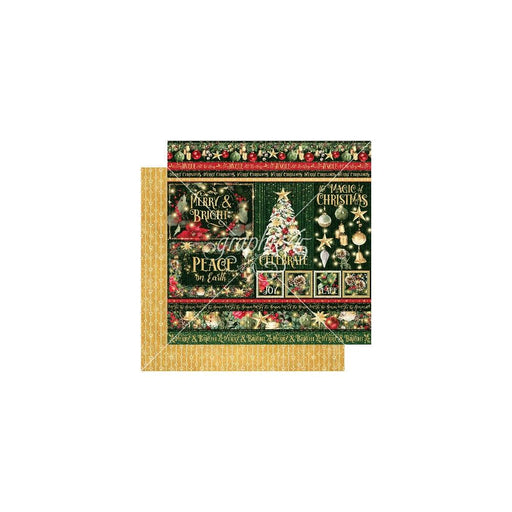 GRAPHIC 45 MERRY AND BRIGHT COLLECTION 12X12 PEACE PAPER -G4502911