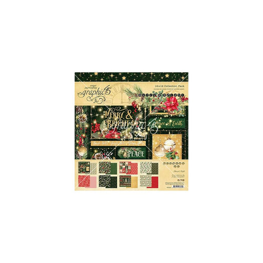 GRAPHIC 45 MERRY AND BRIGHT COLLECTION 12X12 COLLECTION PACK -G4502914