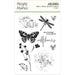 SIMPLE STORIES VINTAGE MEADOWS FLOWER 4 X 6 STAMP - SS22620