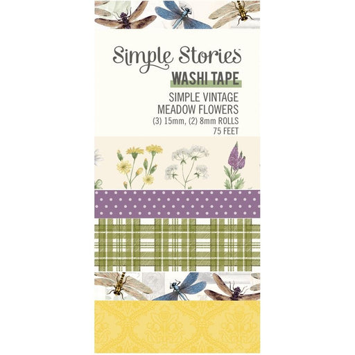 SIMPLE STORIES VINTAGE MEADOWS FLOWER WASHI TAPE - SS22633