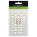 EYELET OUTLET ADHESIVE BACK ENAMEL DOTS 60/PKG- WHITE - EN60   E8D