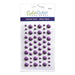 EYELET OUTLET ADHESIVE BACK ENAMEL DOTS 54/PKG-MATT VIOLET - EN54  E20C