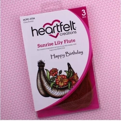 HC STAMP PRECUT SUNRISE LILY FLUTE - HCPC3724