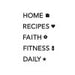 SIMPLE STORIES CARPE DIEM DECAL PLANNER LABLES BLACK - SS8948
