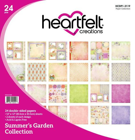 HEARTFELT CREATIONS SUMMER'S GARDEN PAPER COLLECTION - HCDP2119