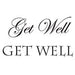 WOODWARE CLEAR STAMPS GET WELL - JWS006