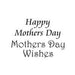 WOODWARE CLEAR STAMPS HAPPY MOTHERS DAY - JWS021