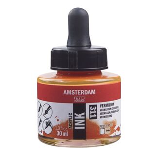 AMSTERDAM ACRYLIC INK 30ML - 311 - VERMILION - 17203110