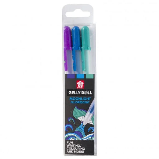 GELLY ROLL MOONLIGHT GLITTER OCEAN 3PKD -SA296