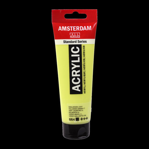 AMSTERDAM ACRYLICS PAINT 120ML YELLOWISH GREEN LIGHT - AP664