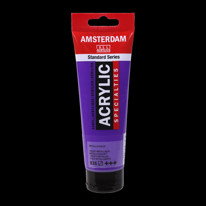 AMSTERDAM ACRYLICS PAINT 120ML METALLIC VIOLET AP835