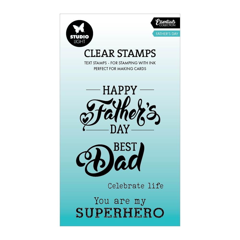STUDIO LIGHT CLEAR STAMPS FATHERS DAY - SLESSTAMP669