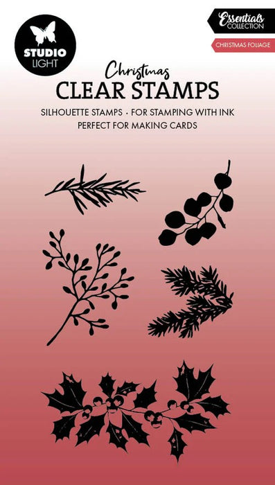 STUDIO LIGHT CLEAR STAMPS CHRISTMAS FOLIAGE - SL-ES-STAMP712