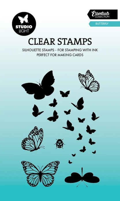 STUDIO LIGHT CLEAR STAMPS BUTTERFLY - SL-ES-STAMP738 