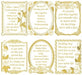 HEARTY CRAFTS STICKERS POEMS & VERSES CARDS SILVER - GS652881S