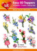 HEARTY CRAFTS EASY 3D TOPPERS SPRING FLOWERS - HC10525