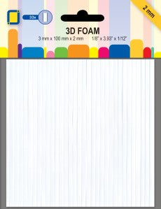 FOAMLINES WHITE 2MM - JE3.3055