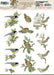 JEANINE ART 3D PUSH OUT VINTAGE BIRDS BIRDCAGE - SB10750