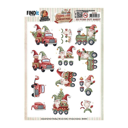 FIND IT YVONNE CREATIONS GNOME FOR CHRSITMAS TRANSPORT - SB10952